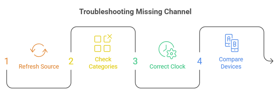 Restore Missing Channels