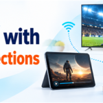 Best IPTV with Multiple Connections — TV, tablet and phone streaming through a Wi-Fi router